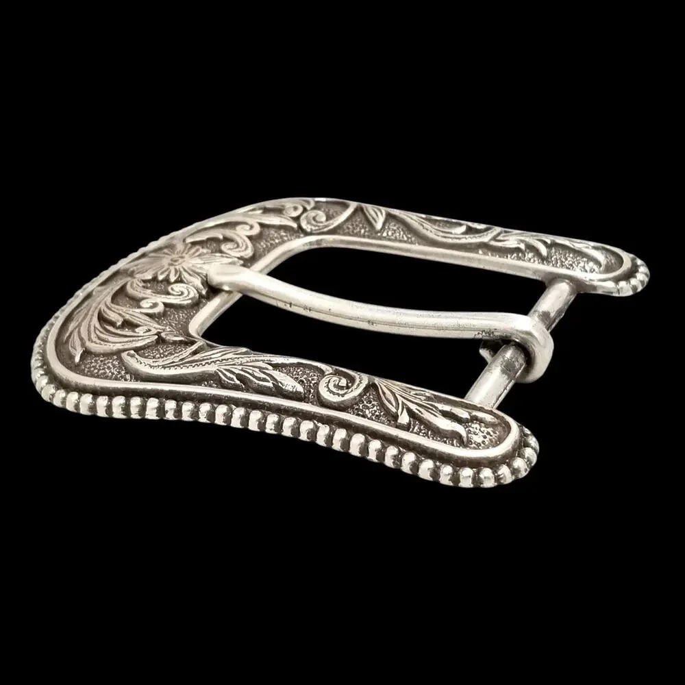 Belt Buckle ARIAT Pin Buckle Dress Up Western Filigree 3 inch Wide Rope Edge USA